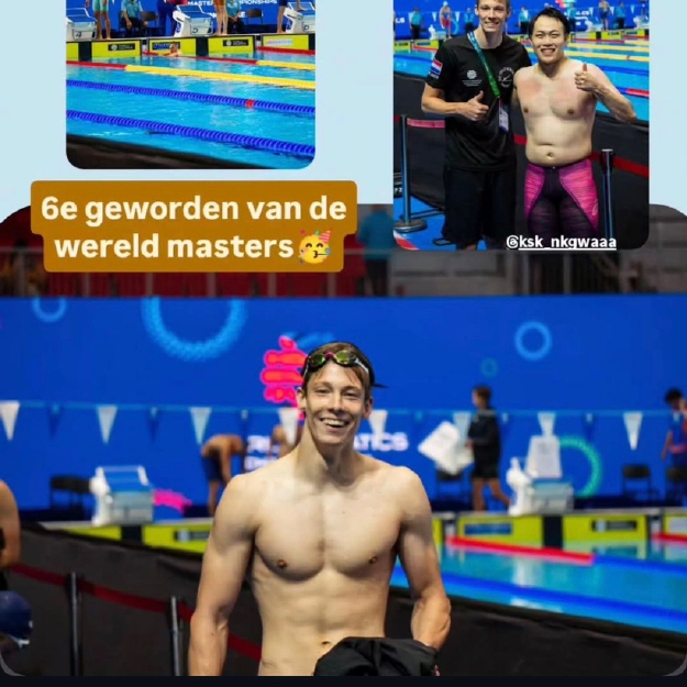 Bert Duivenvoorde op het WK voor masters